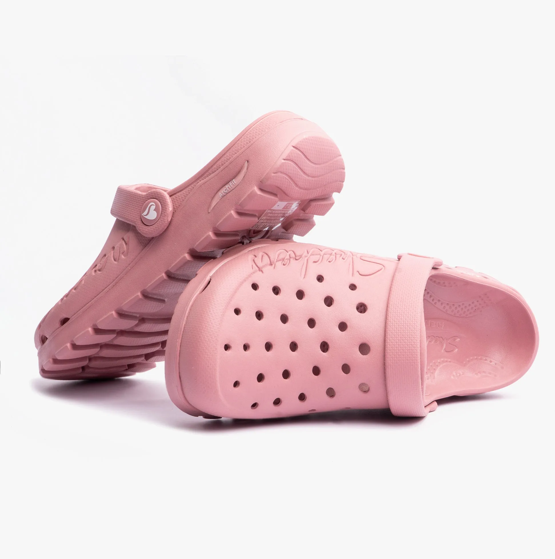 111371/ROS FOAMIES: ARCH FIT FOOTSTEPS - PUREJOY Womens Sandals Rose