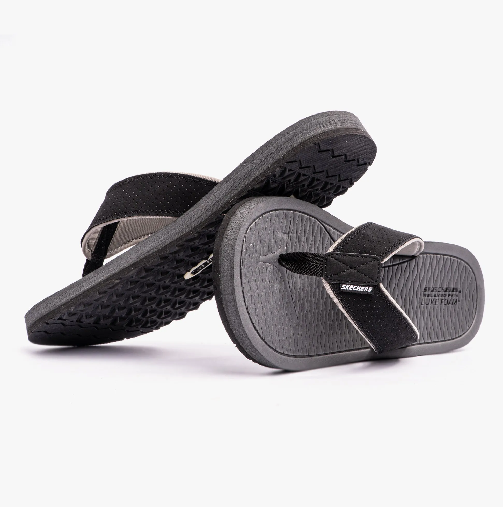 205098/BLK TANTRIC - FRITZ Mens Toe Post Sandals Black