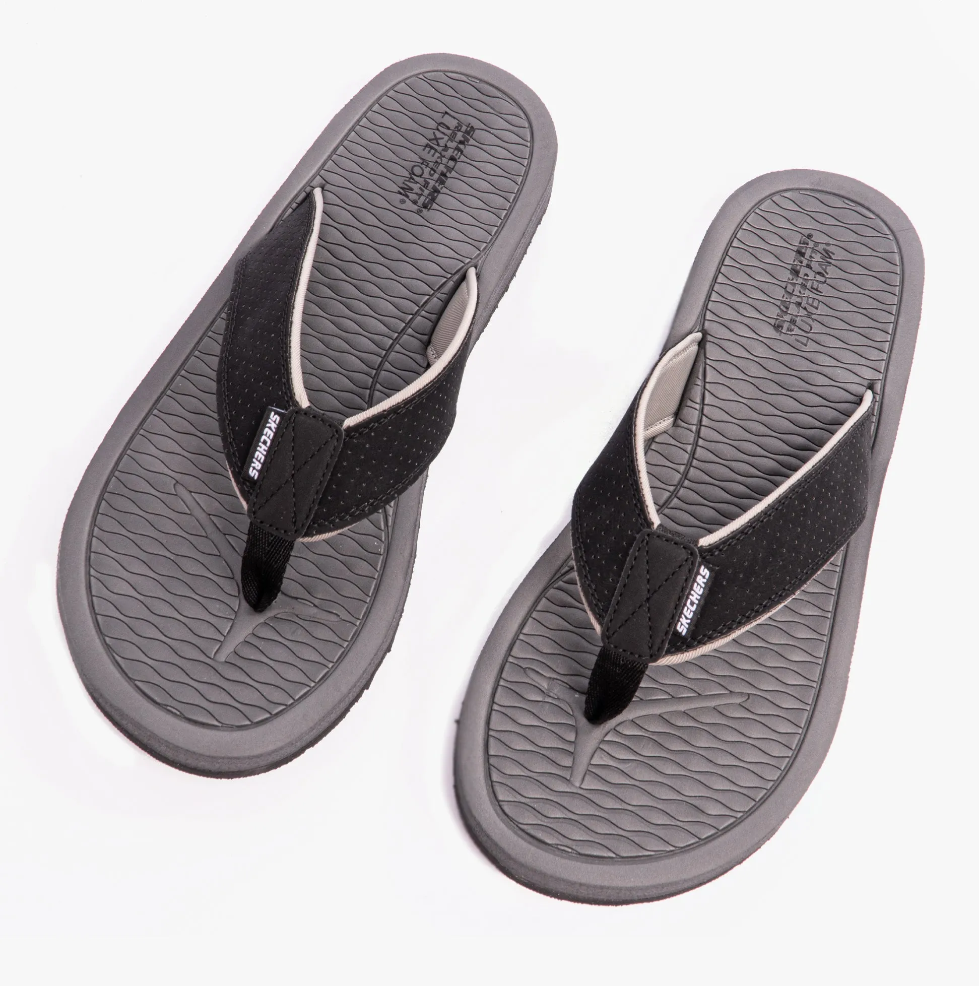 205098/BLK TANTRIC - FRITZ Mens Toe Post Sandals Black