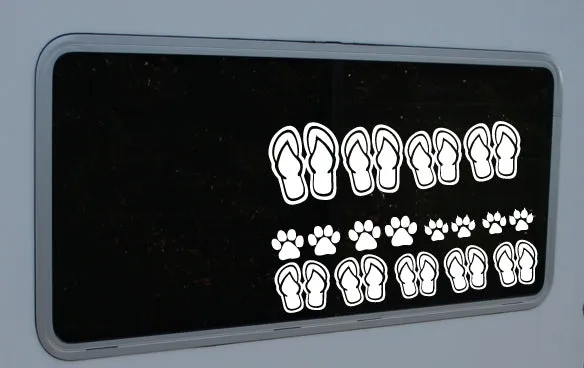 922 Flip Flop Family Pack  12" x 4"