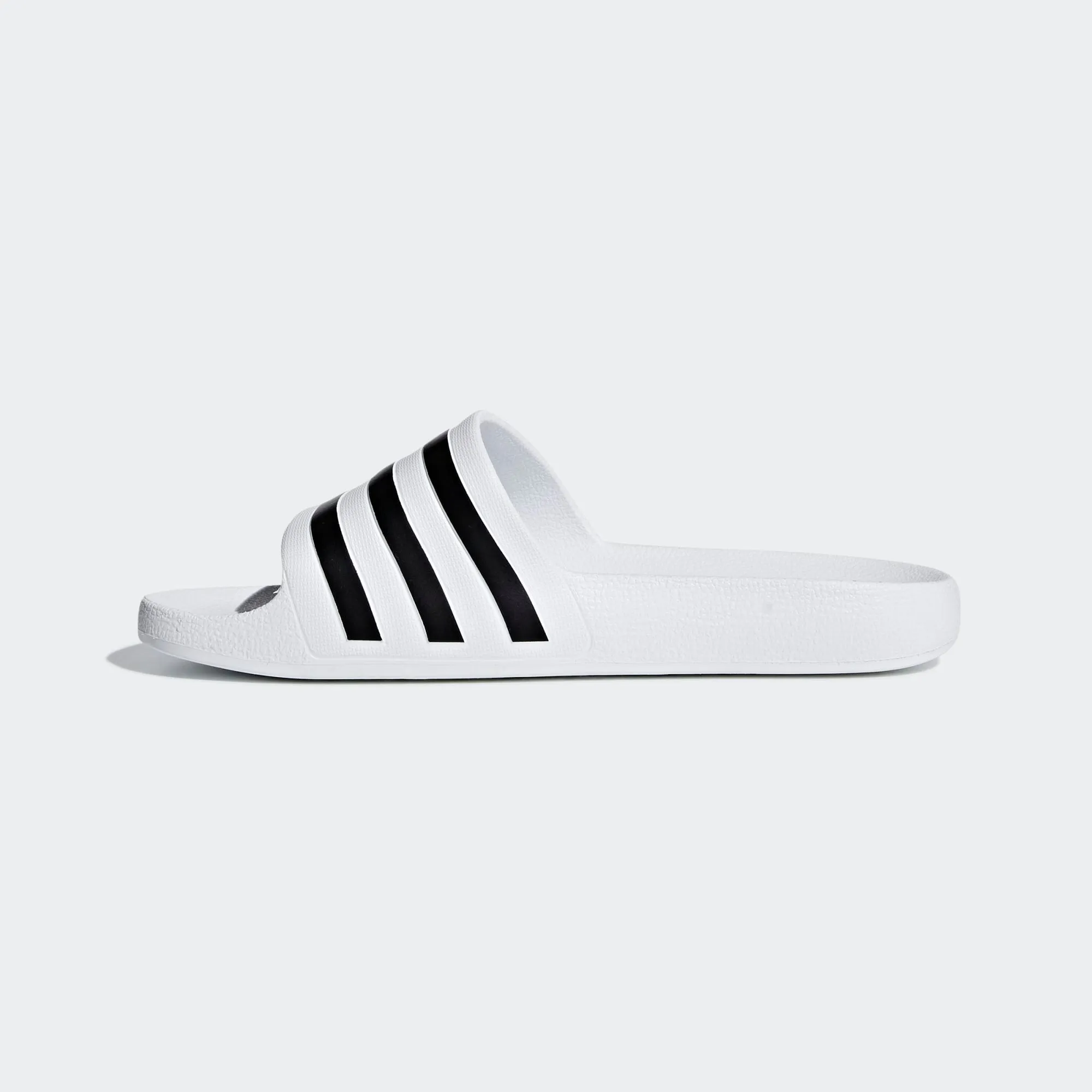 Adidas Adilette Aqua Stripe "Panda" Slides (White/Black)(F35539)