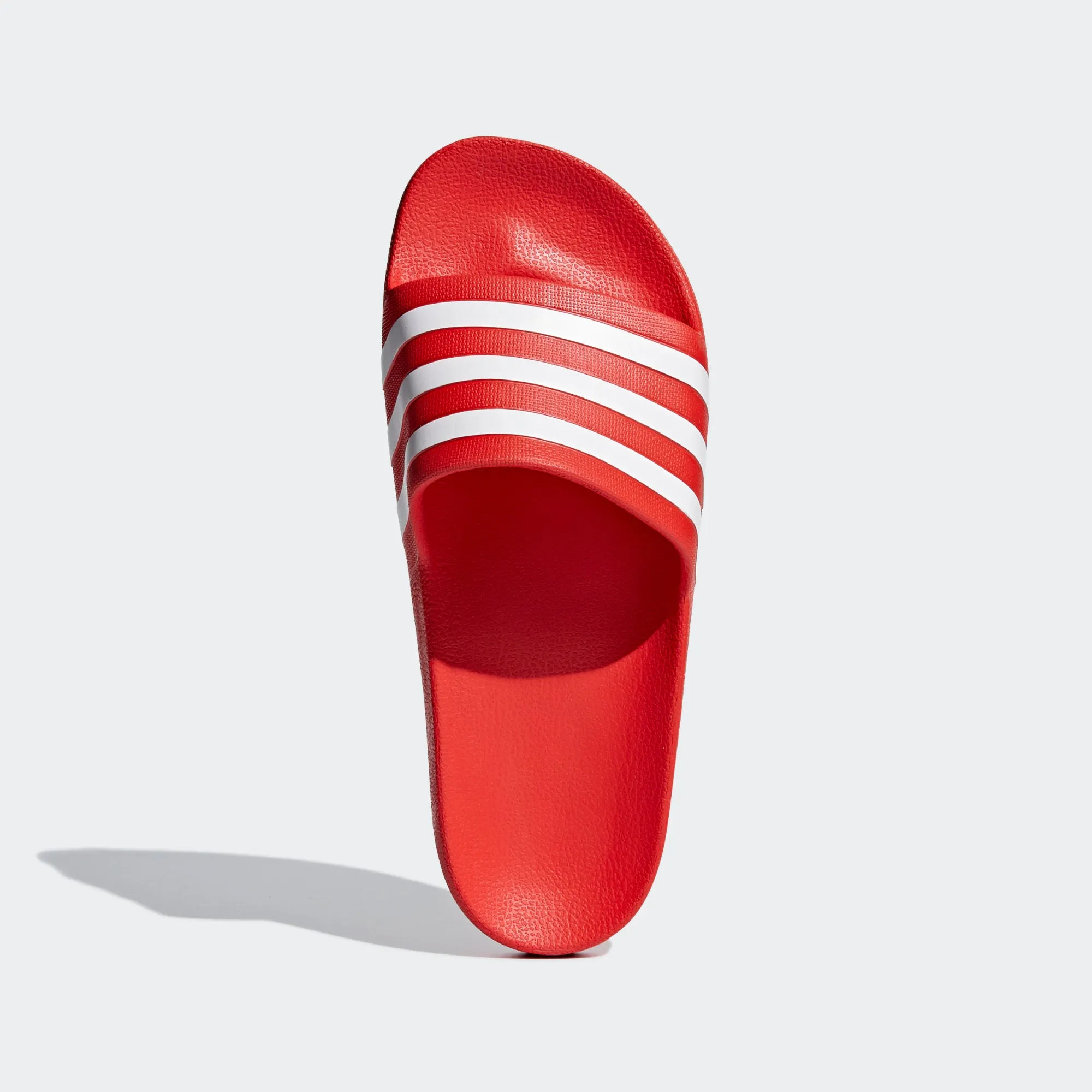Adidas Adilette Aqua Stripe Slides (Active Red)(F35540)