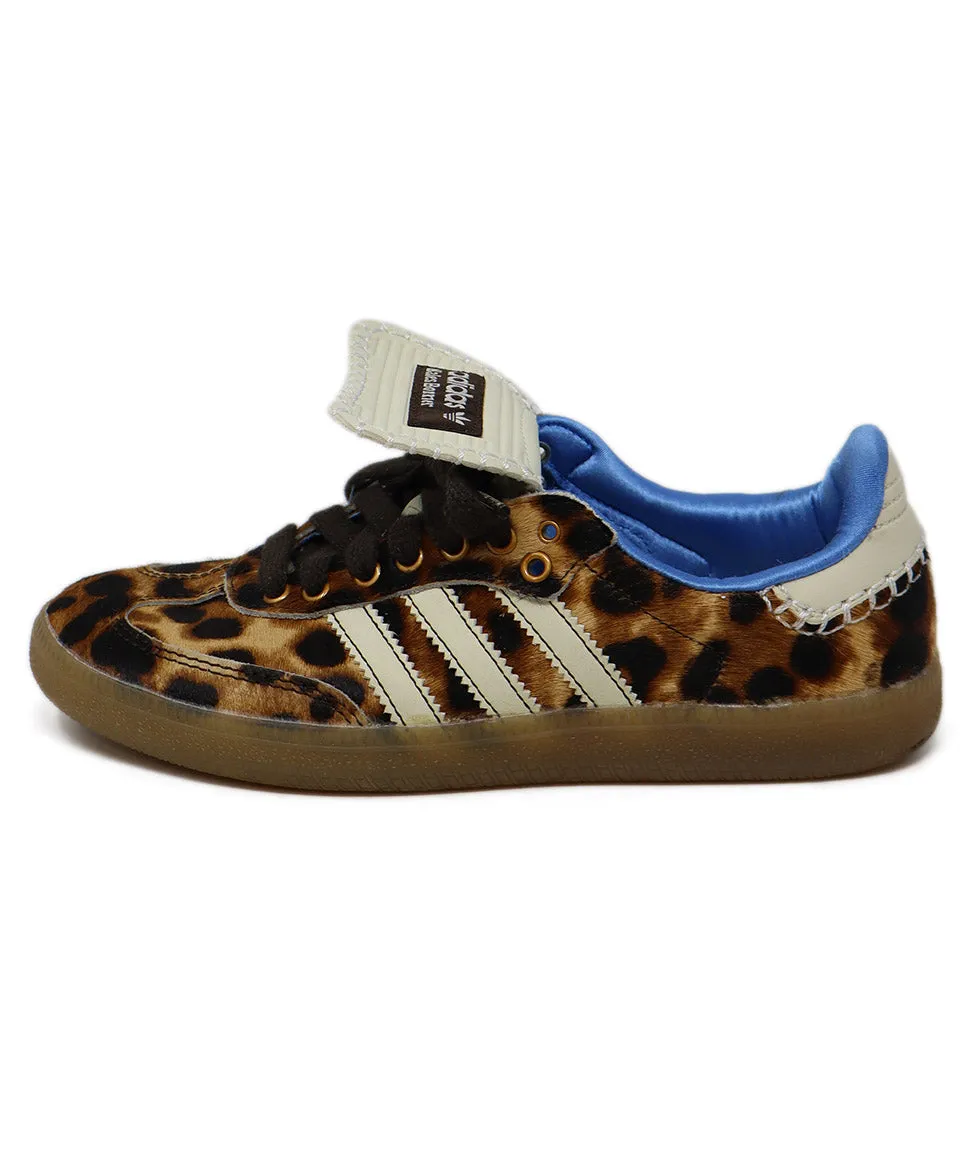 Adidas x Wales Bonner Leopard Fur Sneakers sz 6