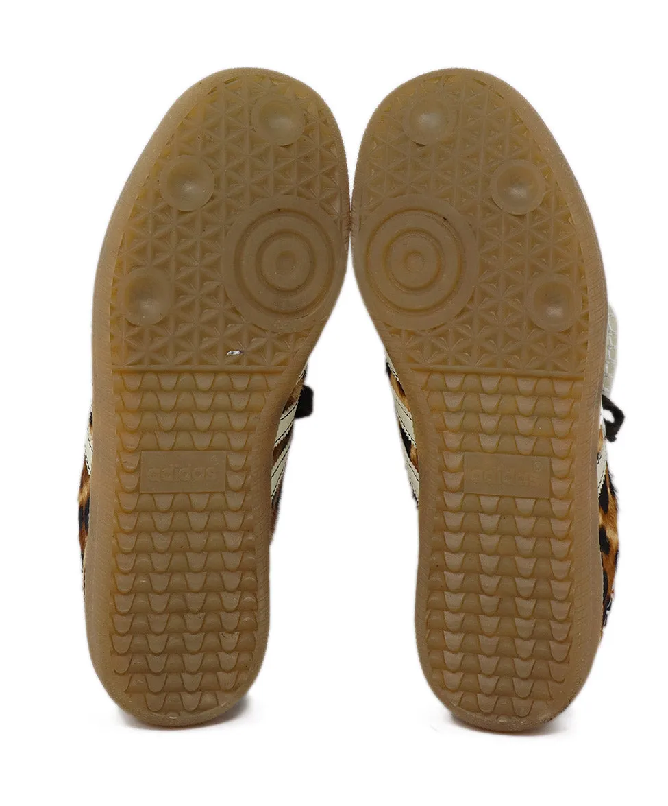 Adidas x Wales Bonner Leopard Fur Sneakers sz 6