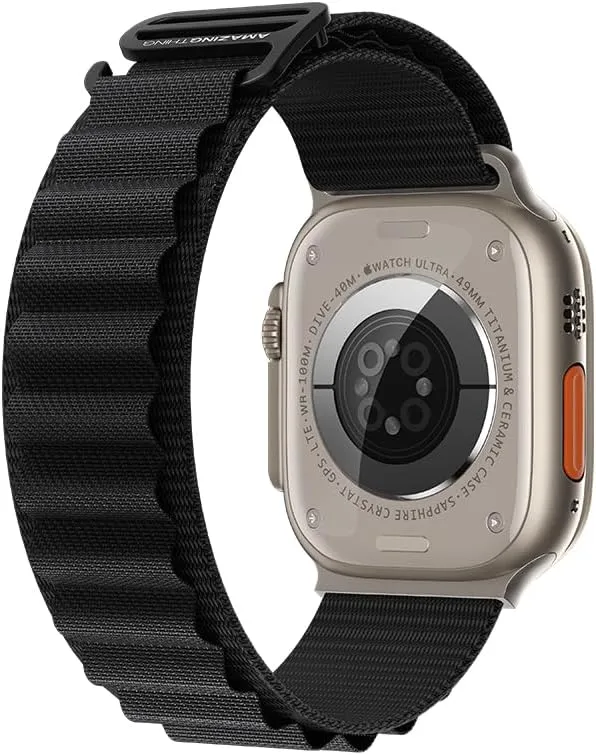AmazingThing Titan Sports Strap for Apple Watch Ultra - Black