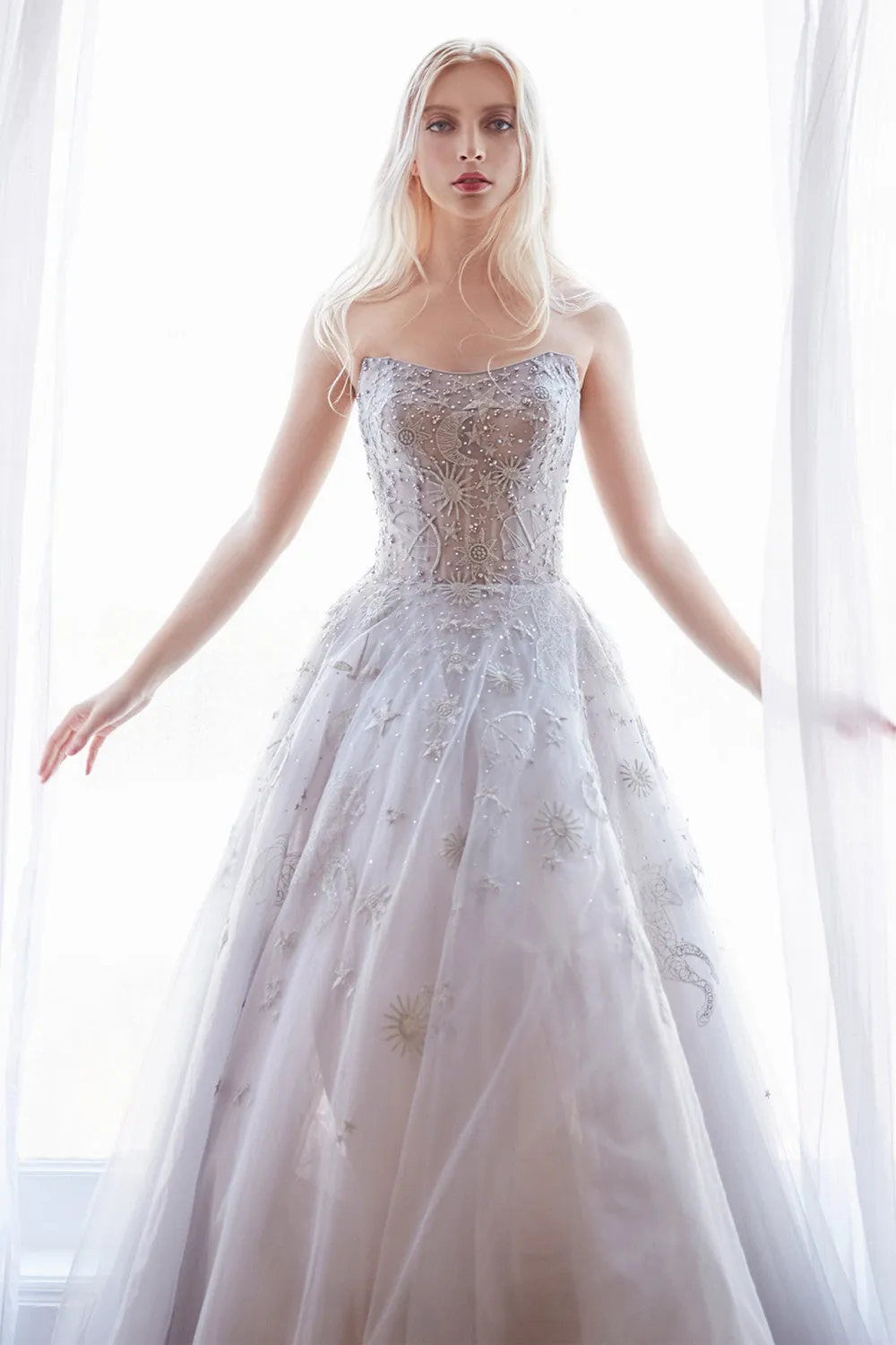 Andrea & Leo Couture A0890 Strapless Tulle Ballgown - Special Occasion