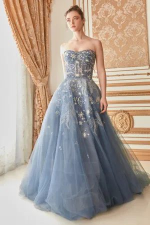 Andrea & Leo Couture A0890 Strapless Tulle Ballgown - Special Occasion