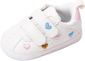 Baby Boys Girls Anti-Slip Sneakers Soft Ankle Boots Toddler First Walkers Newborn Crib Shoes for Running Walking