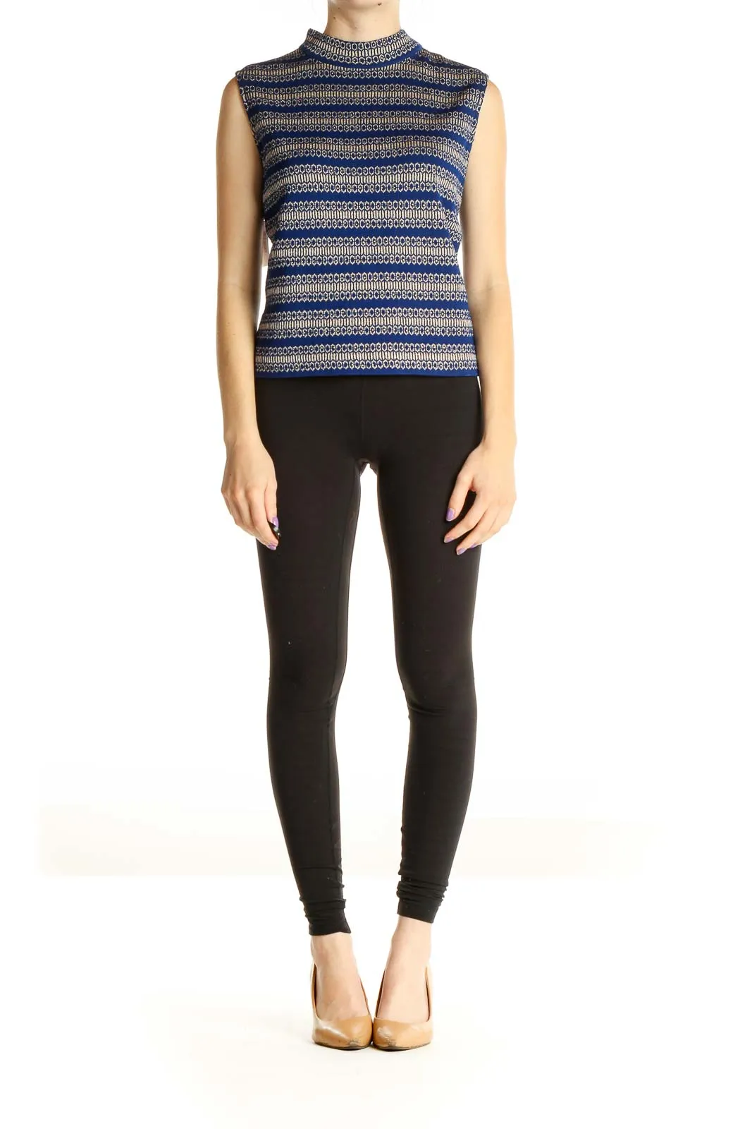 Blue Classic Sweater Top