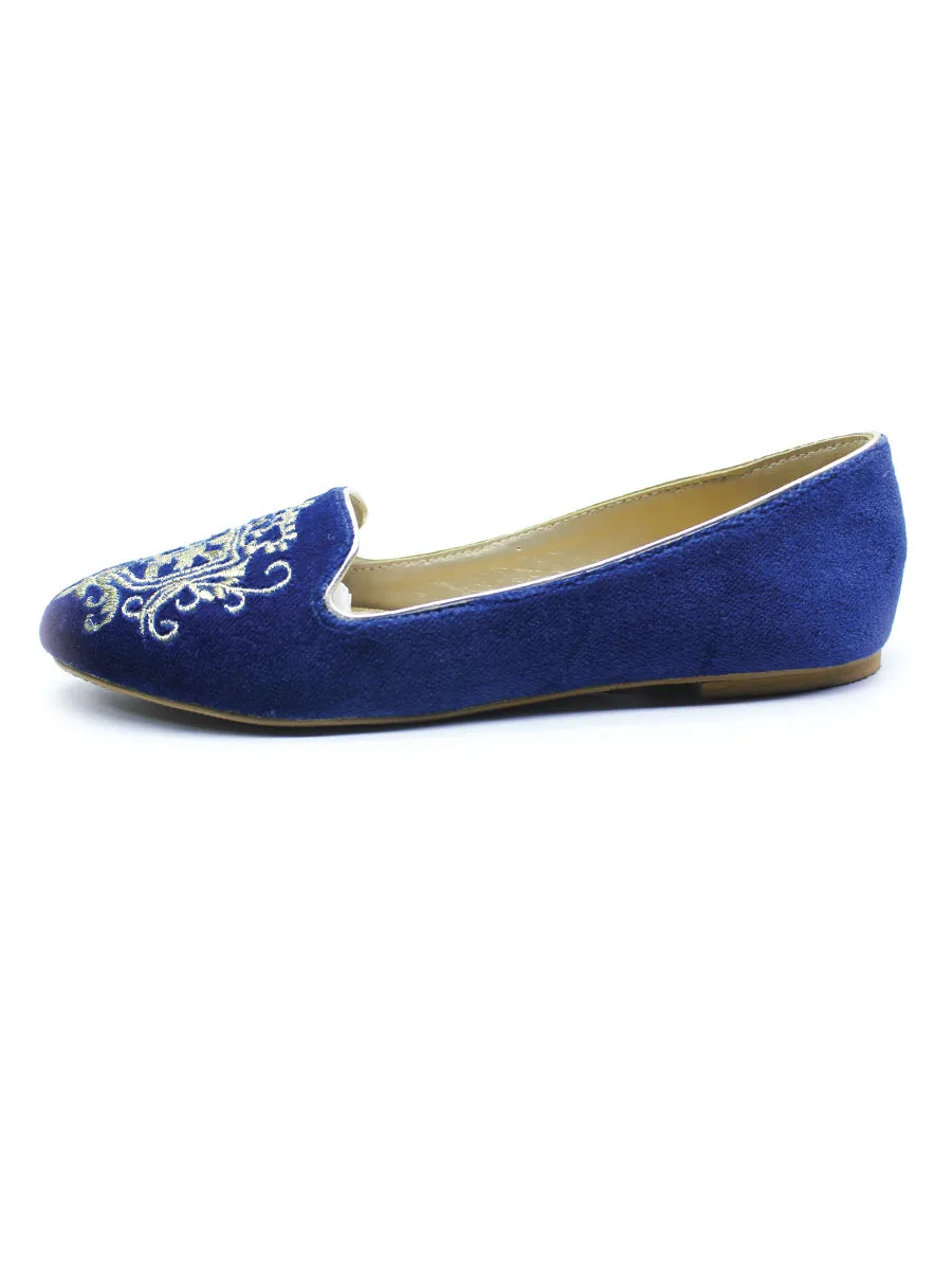 Blue Winer Pumps