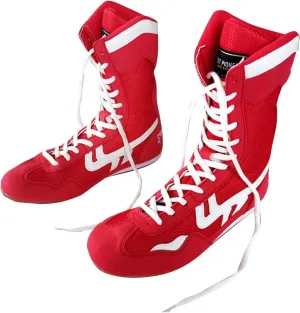 Boxing Shoes High Top Training Wrestling Shoes Long Boots Boxing Shoes Competition Training Sneaker Men 13