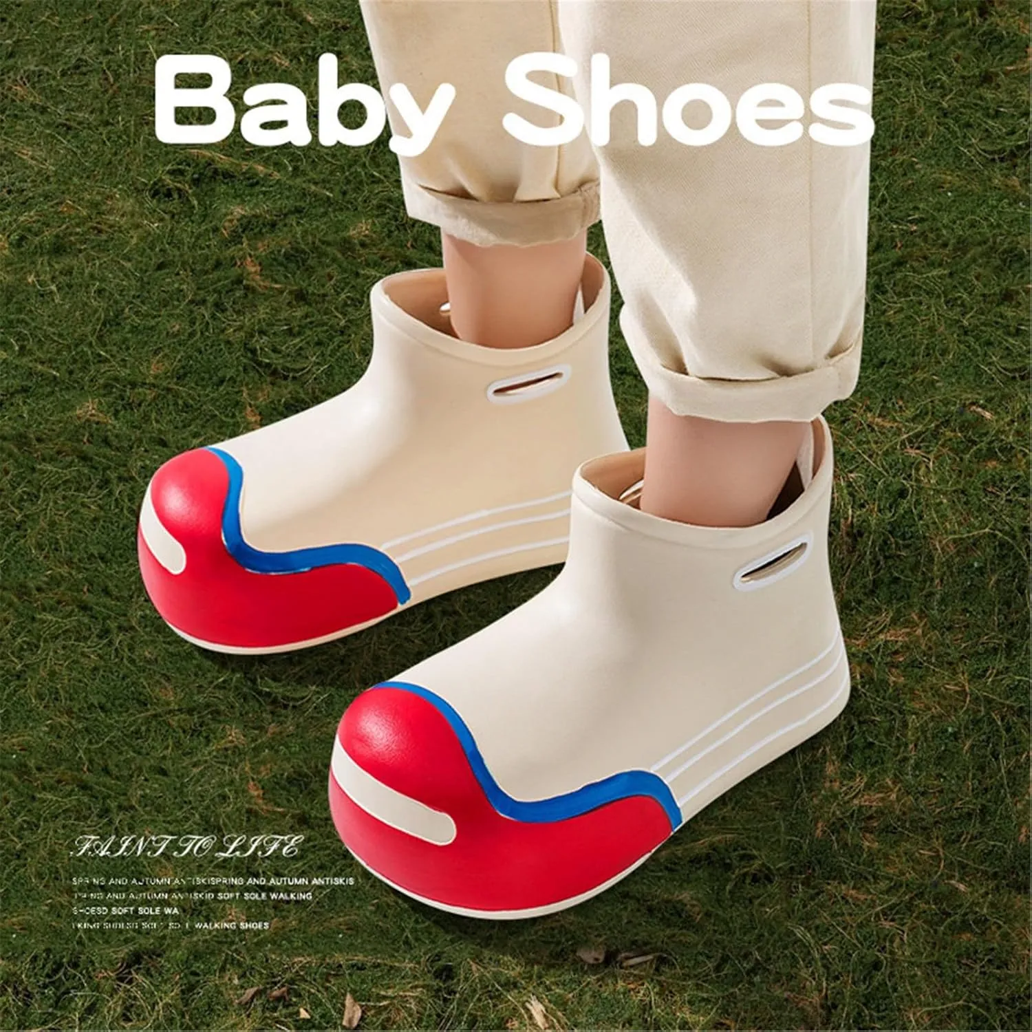 Boys Girls Soft Cute Rain Boots Big Kids Children Rain Boots Portable Comfortable Anti Slip Rainy Day Simple Boots