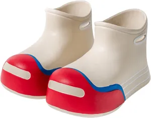 Boys Girls Soft Cute Rain Boots Big Kids Children Rain Boots Portable Comfortable Anti Slip Rainy Day Simple Boots
