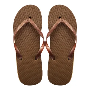 Bronze Flip Flops