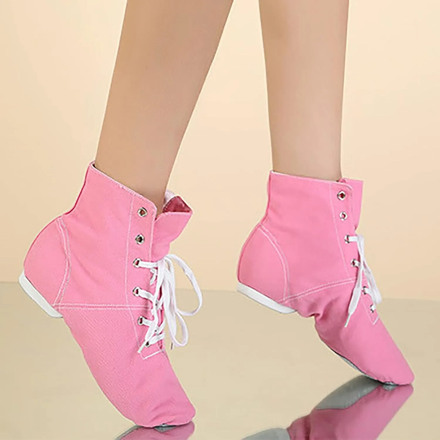 Canvas Jazz Dancing Sneakers Ballet Dance Boots for Girls Boys (Toddler/Little Kid/Big Kid) Soft Soled Shoes