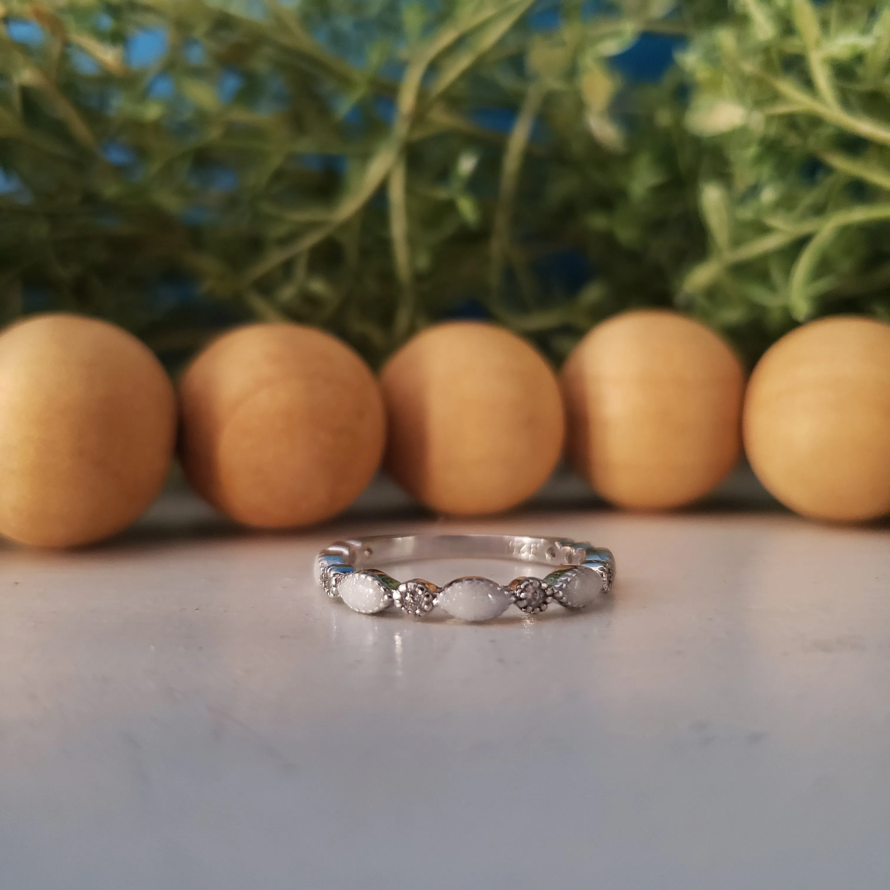 Classic Mother's Ring - 14k White Gold