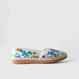 Comfort Pump White  Floral 10546