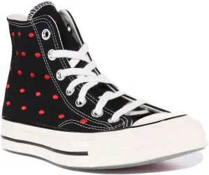 Converse Chuck 70 Lips A01600C In Black Red For Women