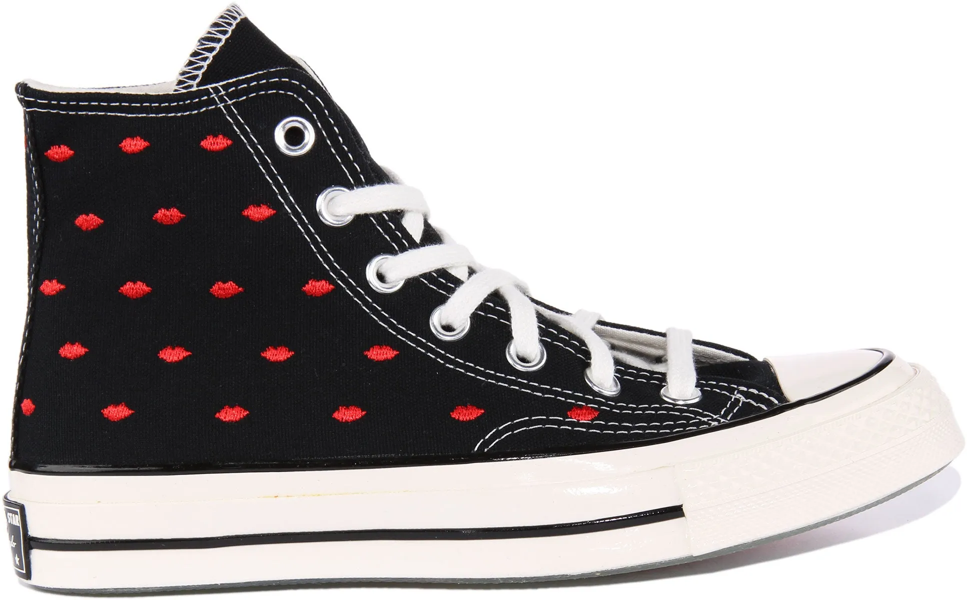 Converse Chuck 70 Lips A01600C In Black Red For Women
