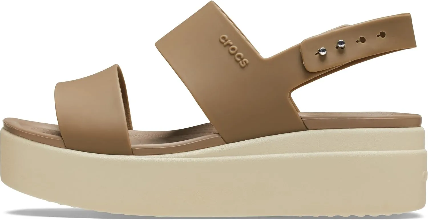 Crocs Womens Brooklyn Low Wedges, Platform Sandals