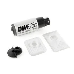 DeatschWerks 97-04 Jeep Wrangler 2.5L/4.0L DW65C 265lph Compact Fuel Pump w/ Install Kit 9-651-1051