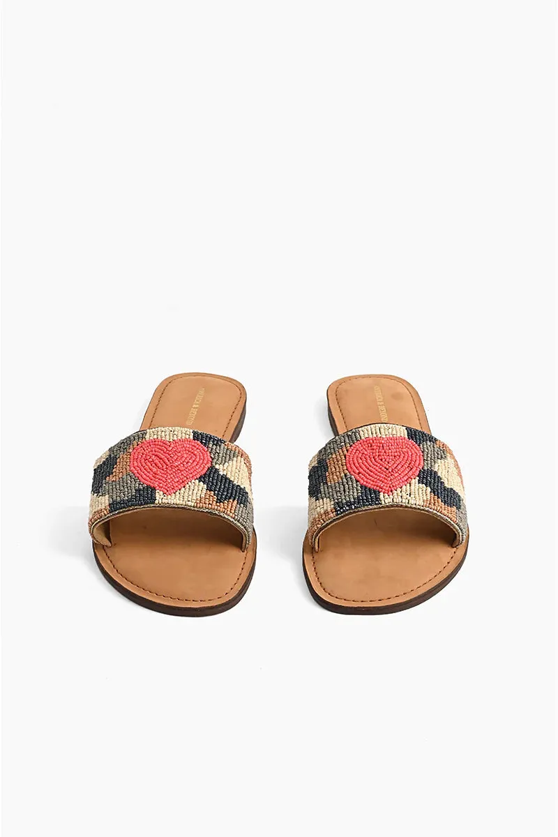 Don't Hide Your Heart Beaded Slide
