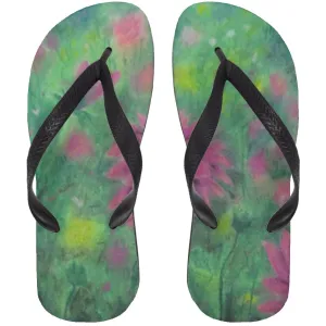 Dreaming of Dahlias ~ Flip Flops