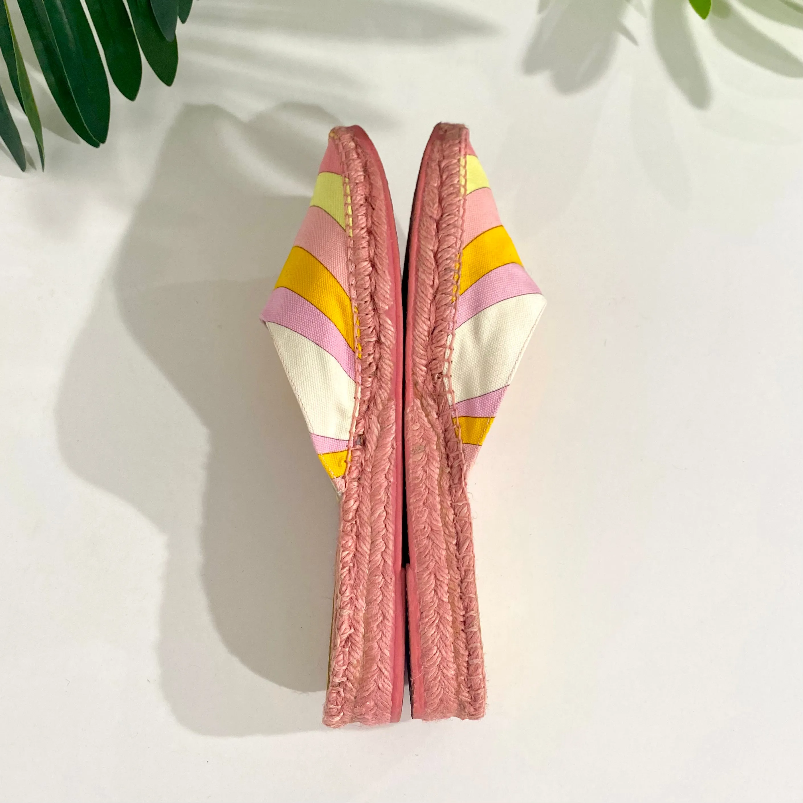 Emilio Pucci Pink Print Espadrilles