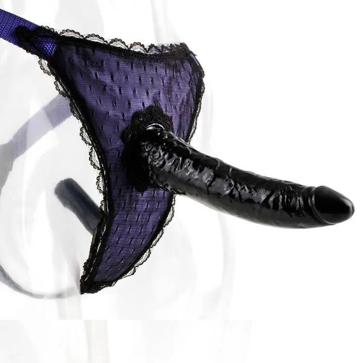 Fetish Fantasy 7 Inch Vibrating Strap On with Anal Probe