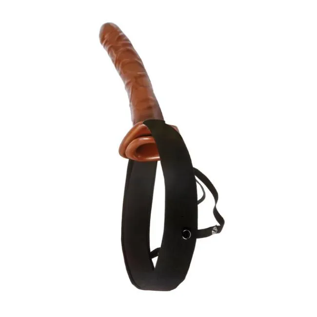 Fetish Fantasy Men's Hollow Strap-On in Chocolate