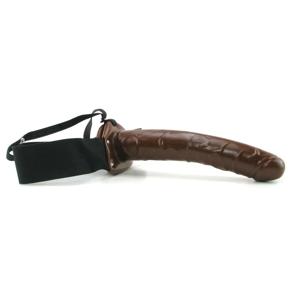 Fetish Fantasy Men's Hollow Strap-On in Chocolate