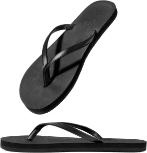 Flip Flops for Women Sandals Beach Summer Casual Comfortable PU Strap