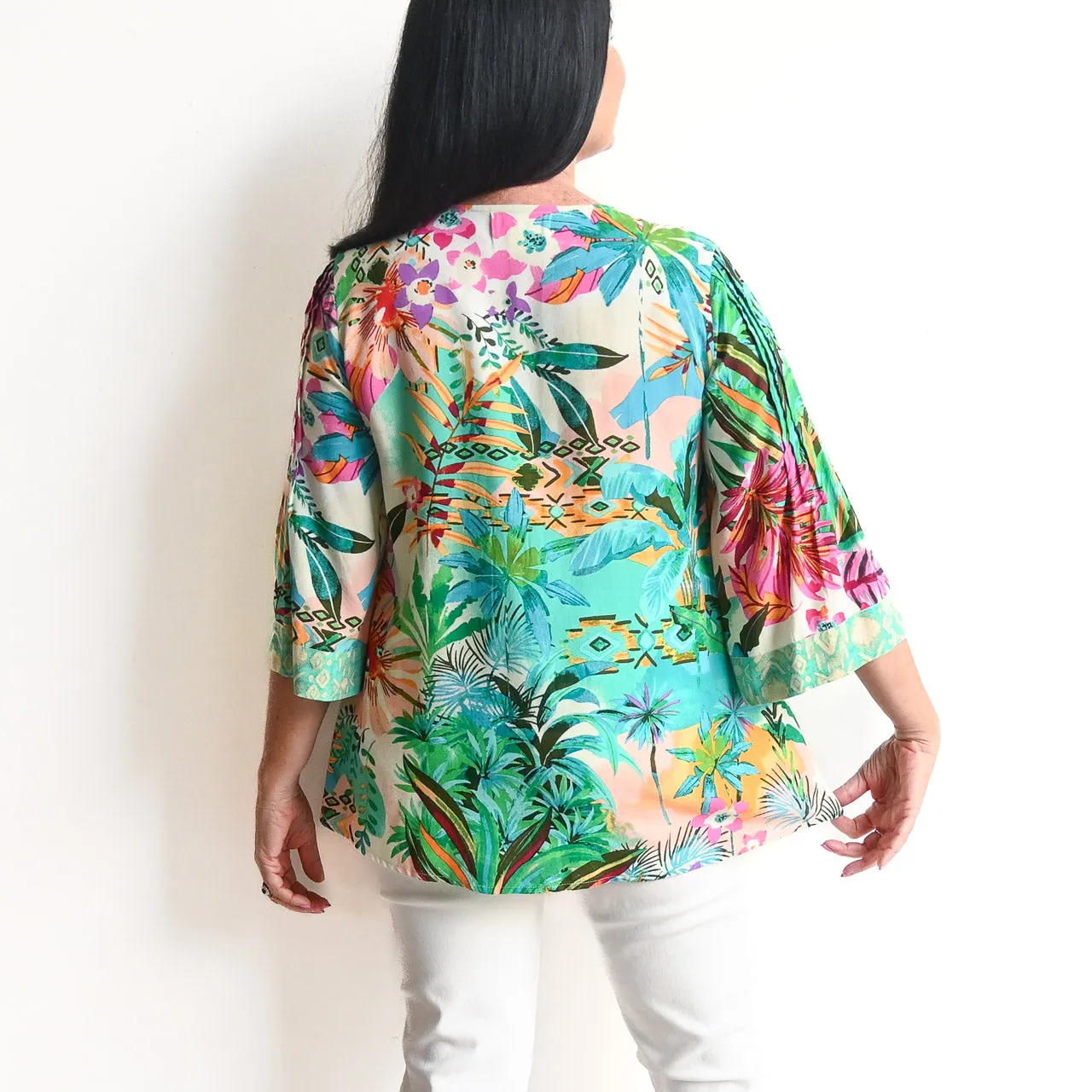 Folk Blouse by Orientique Australia - Hanalei - 9231