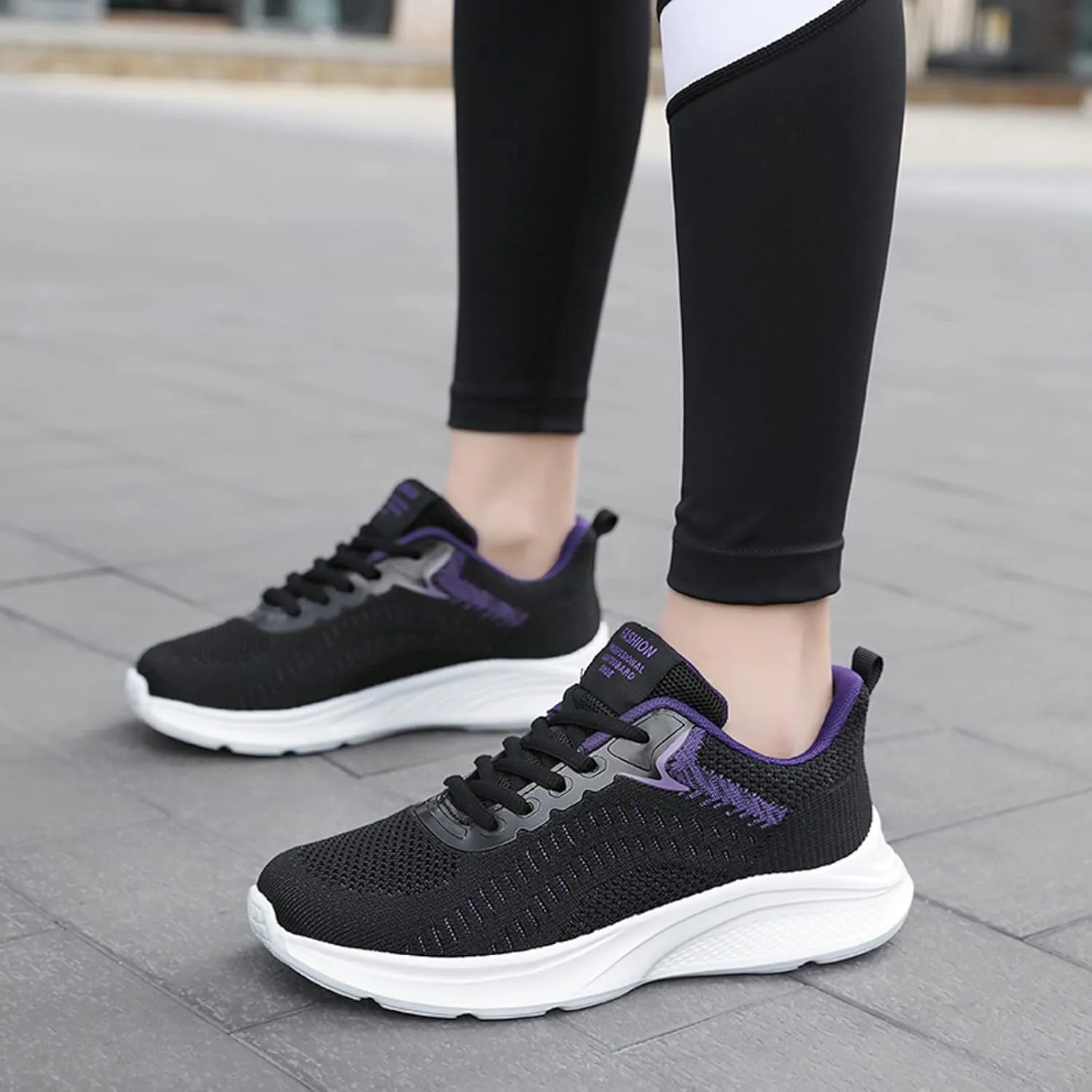 Girl Fashion Sneakers Business Casual Shoes Women Sneakers Fashion Summer New Pattern Mesh Breathable Comfortable Non Slip Lace Up Large Shoes Espadrilles Workout Gym Outdoor Shoes