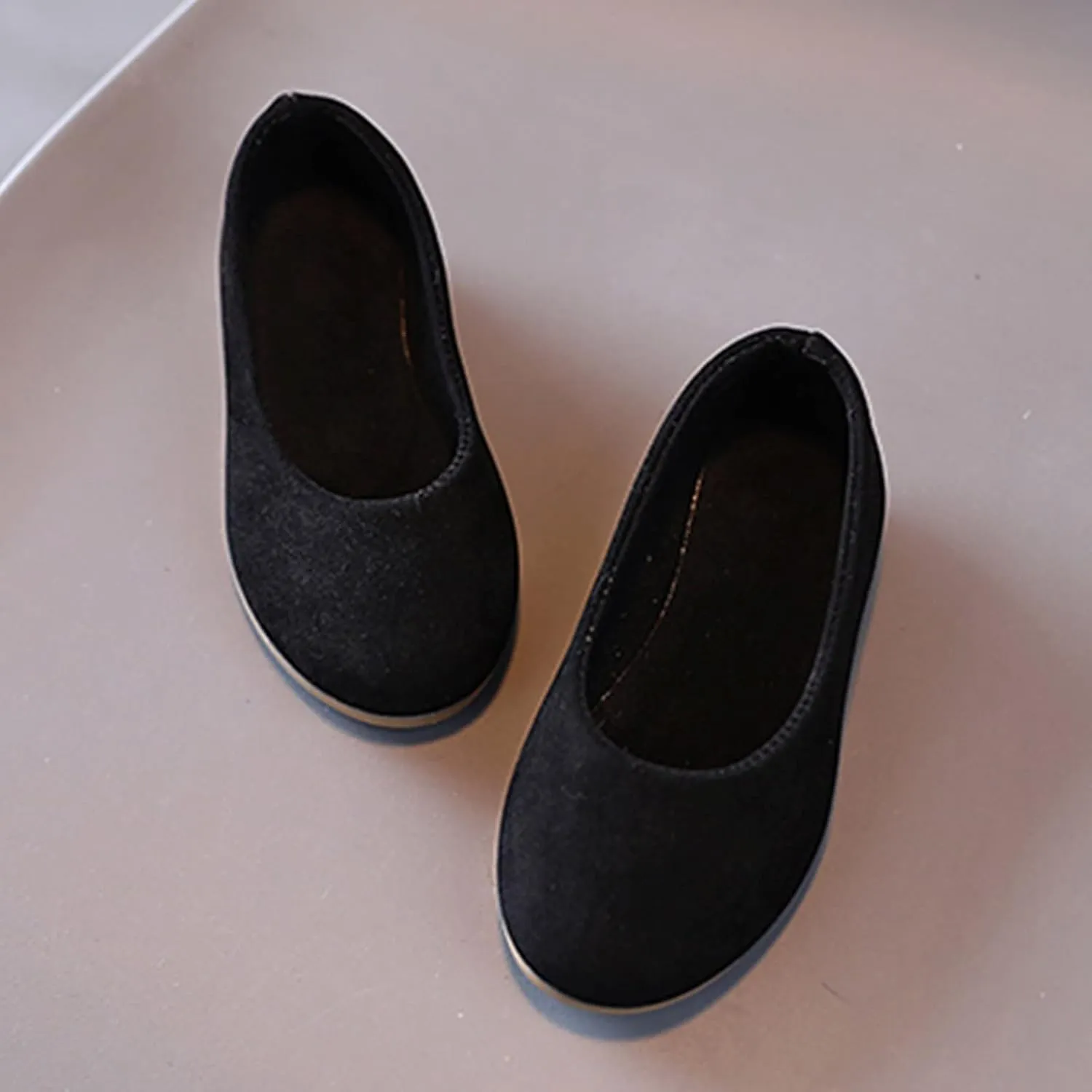 Girls Toddler Boots Size 10 Summer and Autumn Fashion Girls Casual Shoes Solid Color Simple Style Flat Kids Boots Size 2