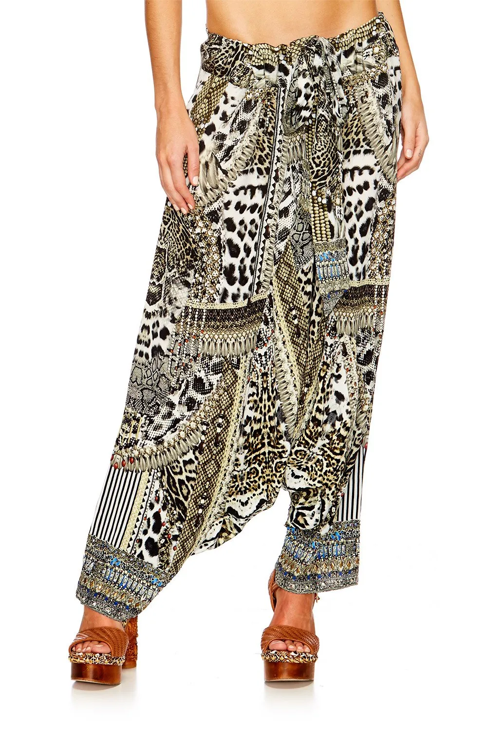 HAREM PANTS ANIMAL INSTINCT