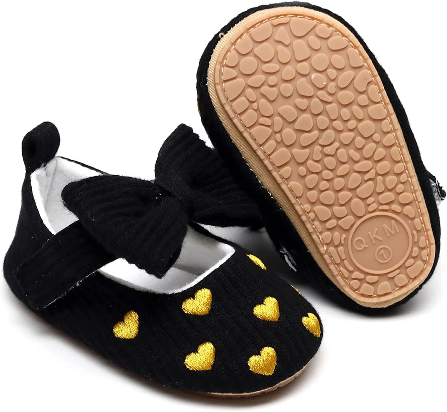 High Tops for Girls Size 4 Infant Girls Single Shoes Heart Embroider Bowknot First Walkers Shoes Size 6 Shoes Toddler