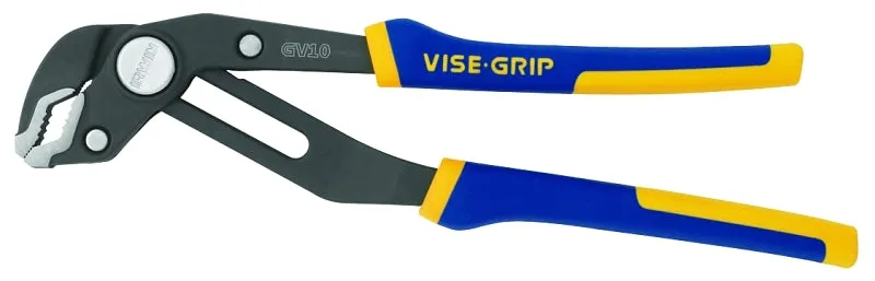 Irwin 2078110 Groove Lock Plier, 10 in OAL, 2-1/4 in Jaw Opening, Blue/Yellow Handle, Cushion-Grip Handle :CD 1: QUANTITY: 1