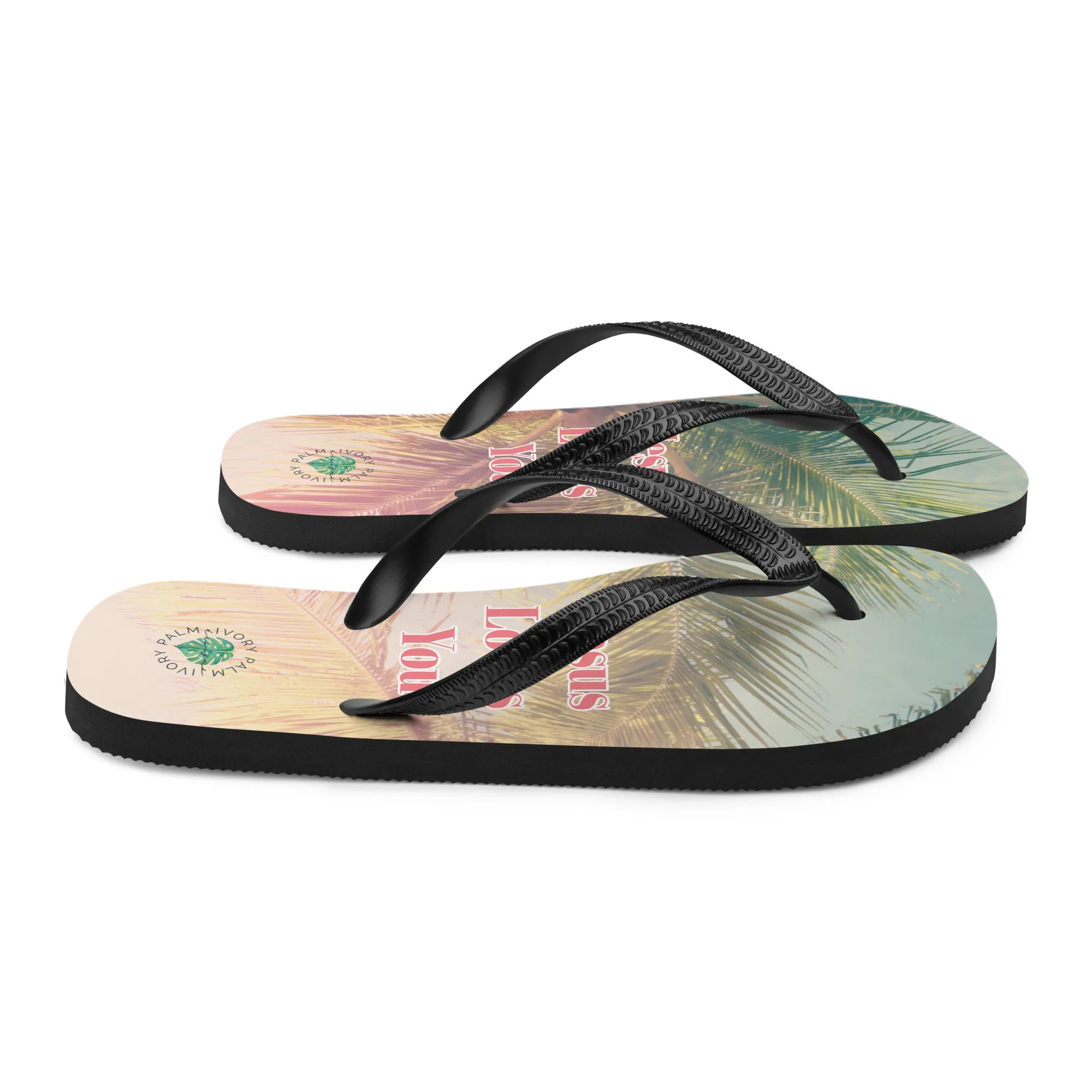 Jesus Loves You Flip-Flops