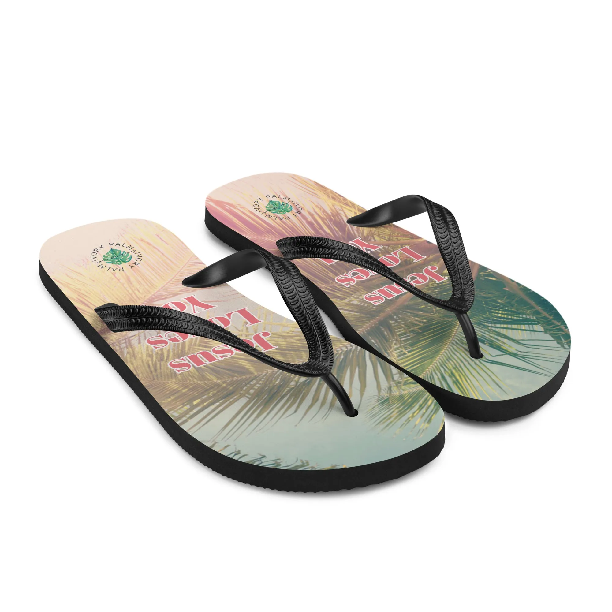 Jesus Loves You Flip-Flops
