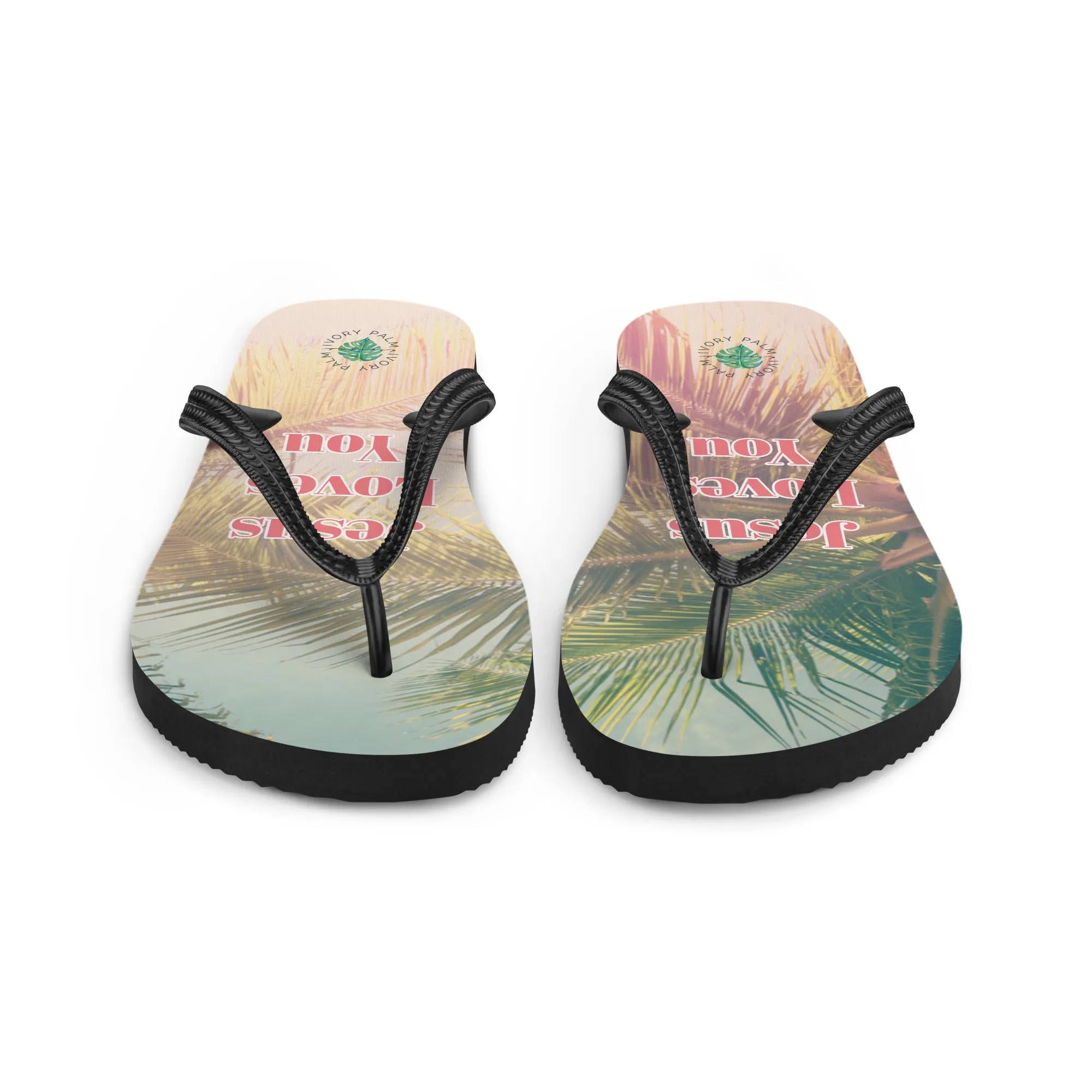 Jesus Loves You Flip-Flops