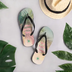Jesus Loves You Flip-Flops