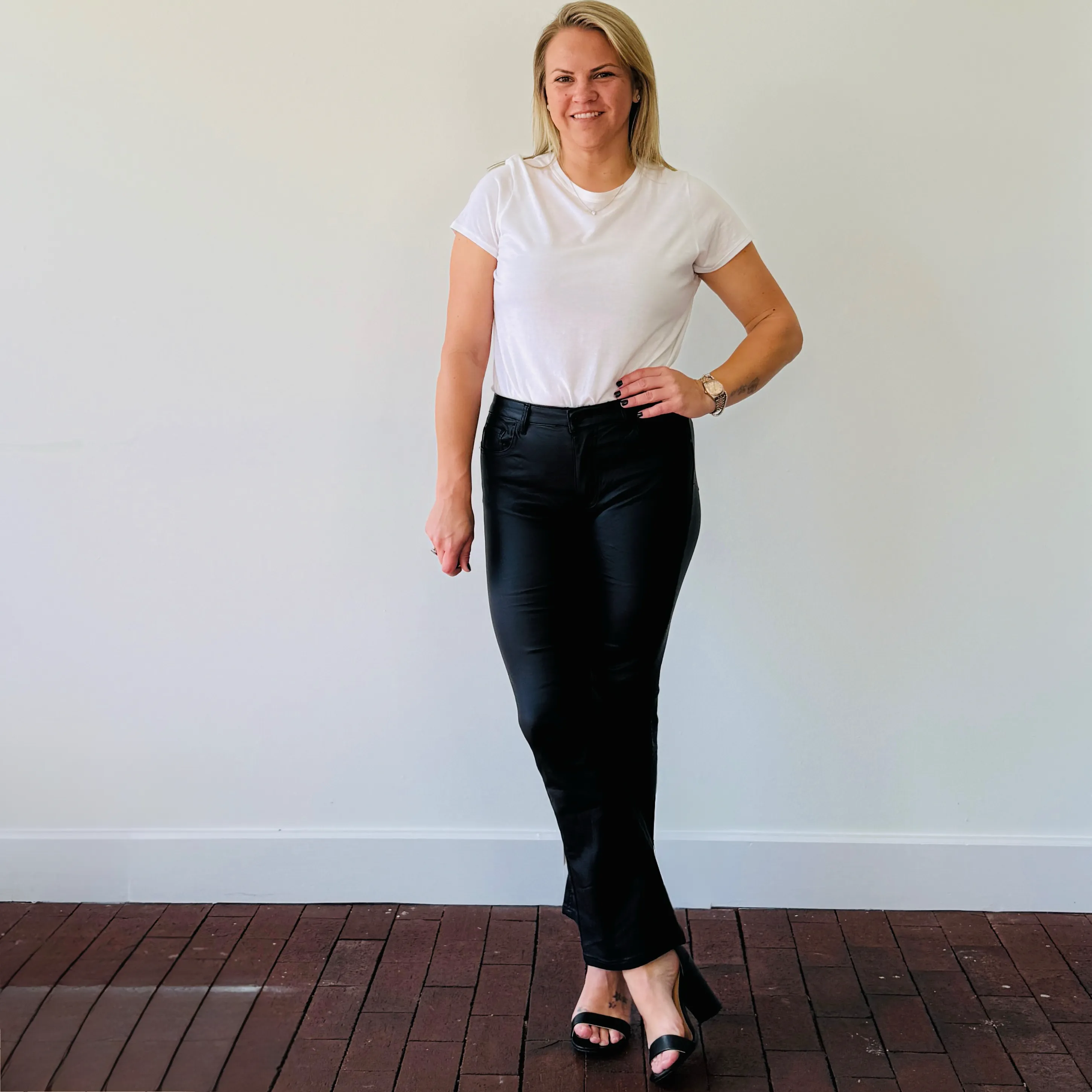 Kelsey Faux Leather Pants