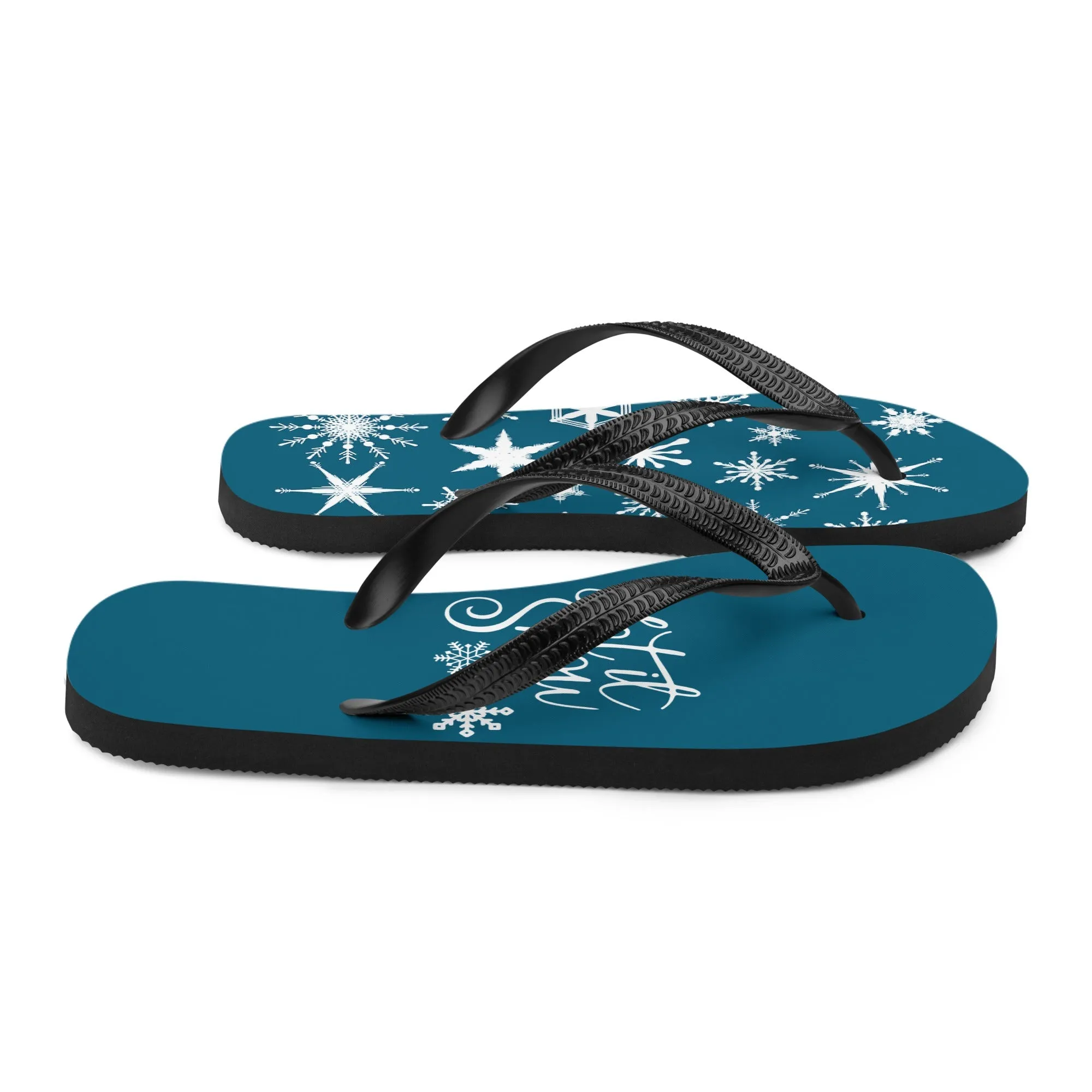 Let it Snow Flip-Flops