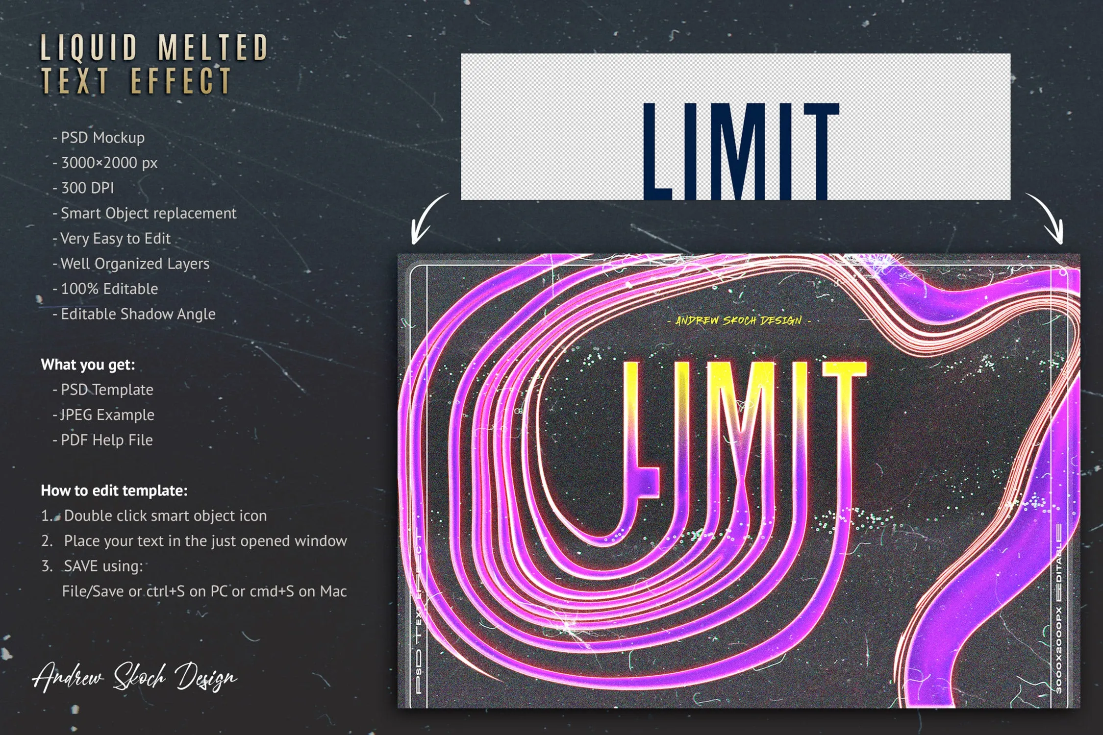 Liquid Melted Text Effects vol 3