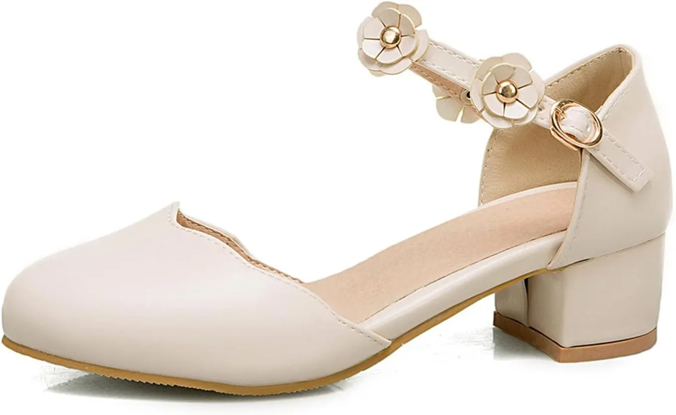 Little Girls Sandals Girls Cute Dress Shoes Ankle Strap Open Toe Flower Girl Wedding Party for Toddler Big Kid