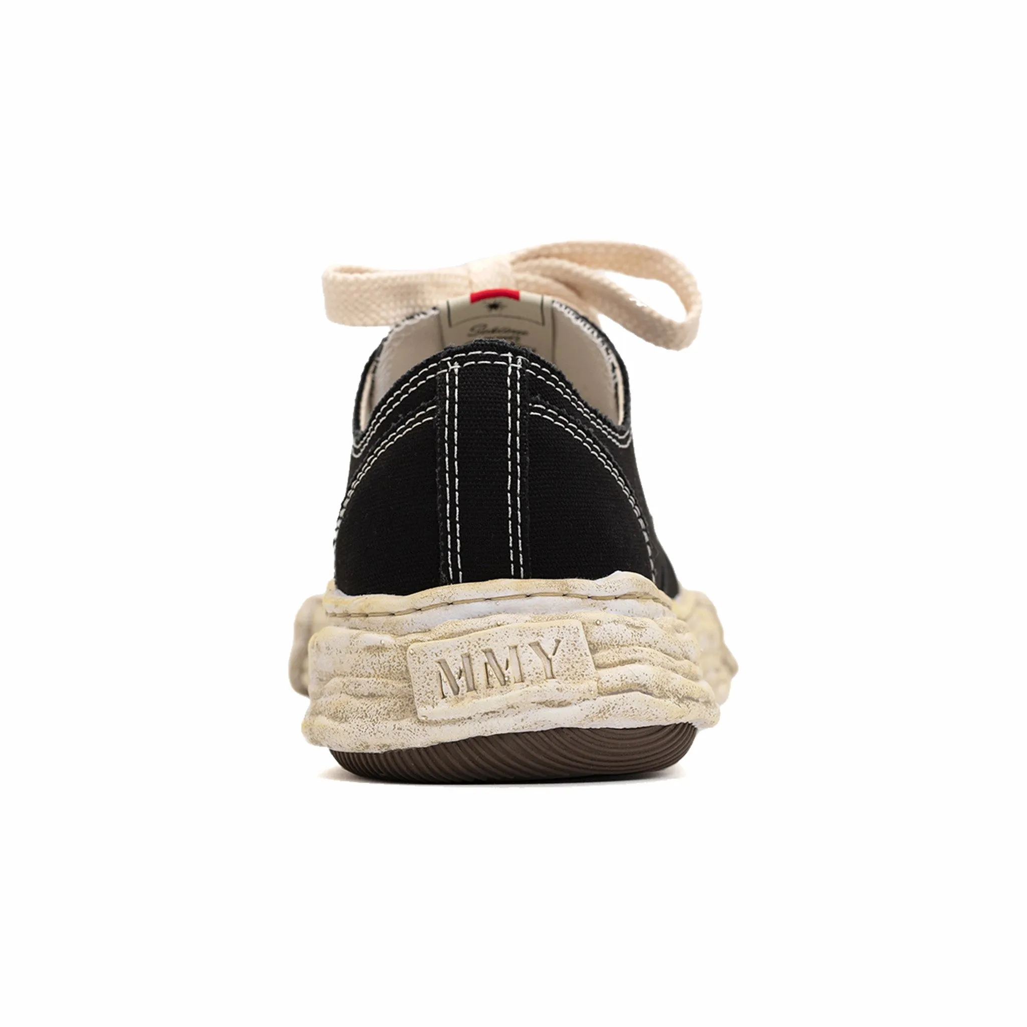 Maison MIHARA YASUHIRO "PETERSON23" OG Dyed Sole Canvas Low-Top Sneaker (Black)