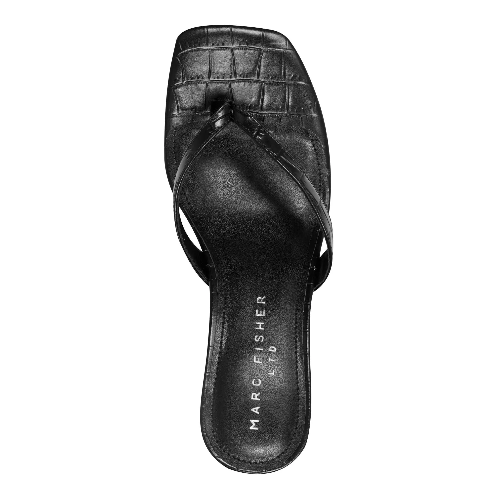 Marc Fisher Ltd Women's Amelea2 Black/Jolla Croco (Gr) M