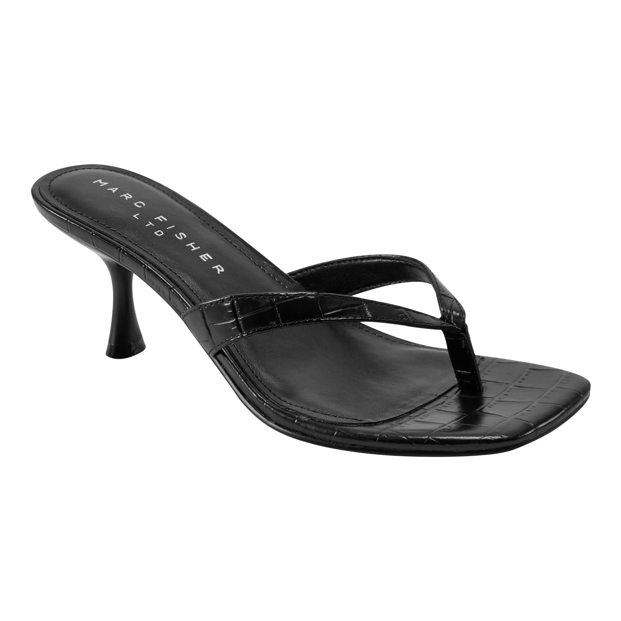 Marc Fisher Ltd Women's Amelea2 Black/Jolla Croco (Gr) M