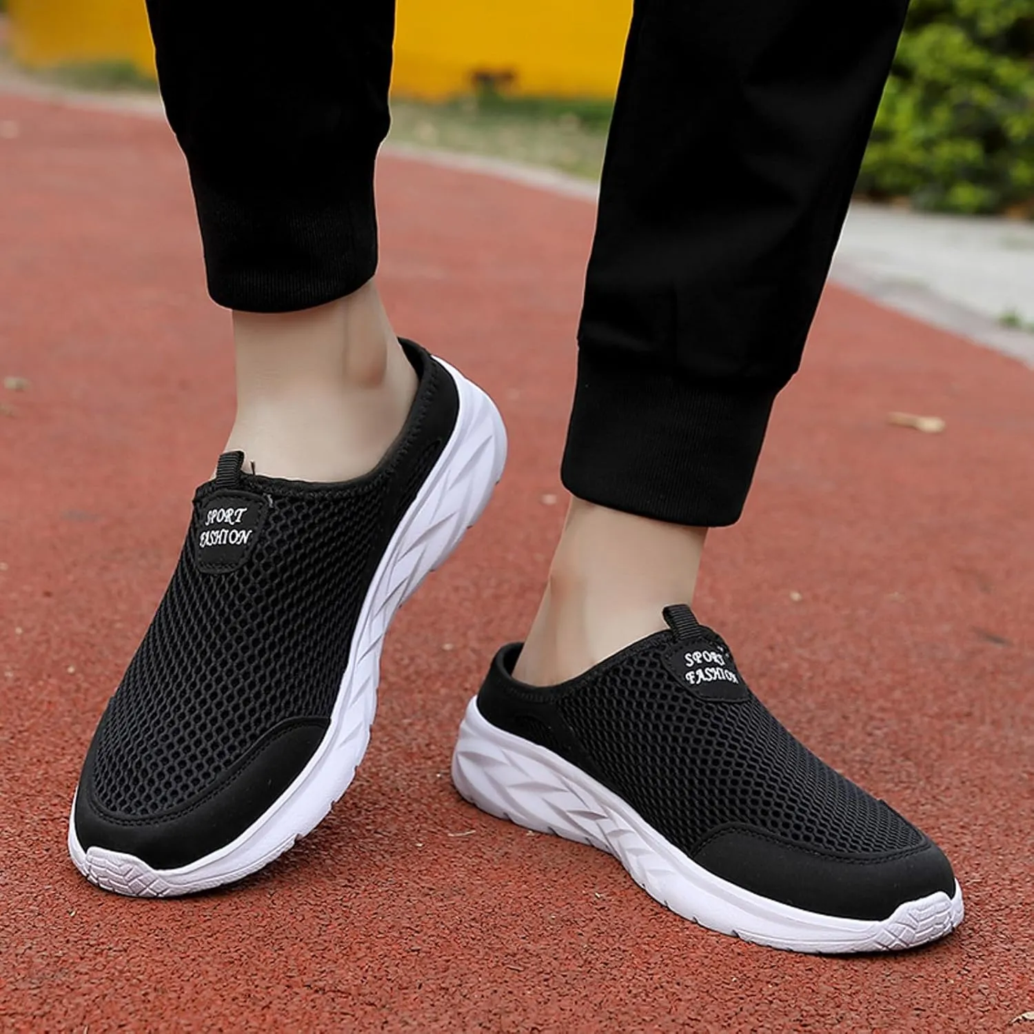 Men Casual Sneakers Mens Slip On Walking Shoes Running Shoes for Athletic Non Slip Breathable Outdoor Tennis Shoes